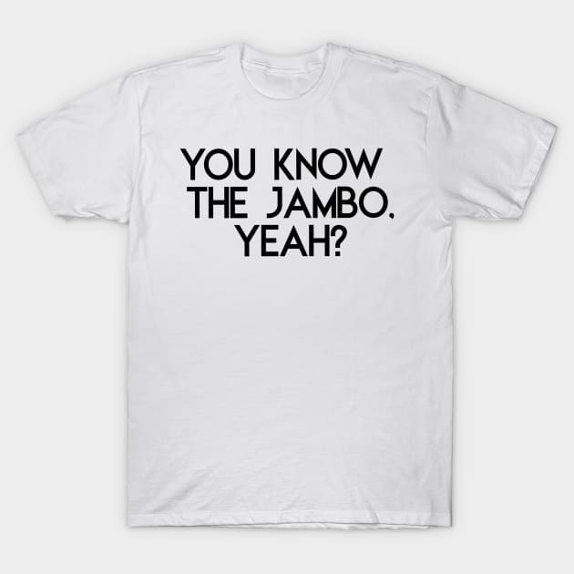 JAMBO The Secret Soldiers (black) T-Shirt by Cataraga